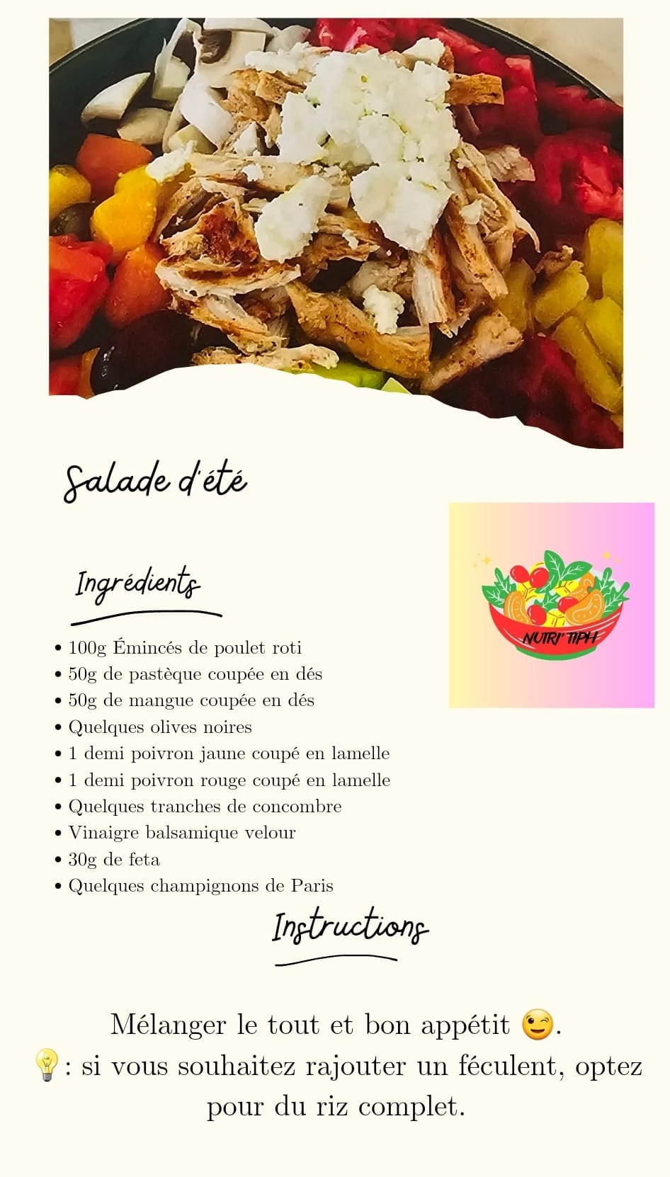 recette salade d'été en photo